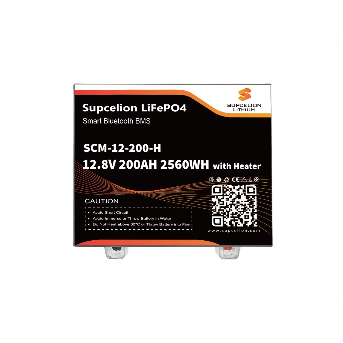 SUPCELION SCM 12V 200Ah Heater – LiFePO4 baterie SUPCELION